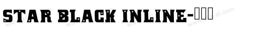 Star Black Inline字体转换 Star Black Inline字体转换